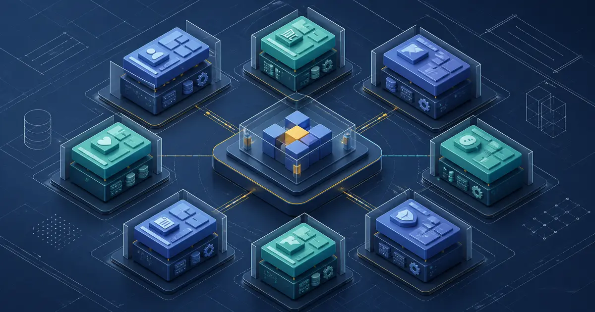 Node.js ORM diagram connecting application models to database tables