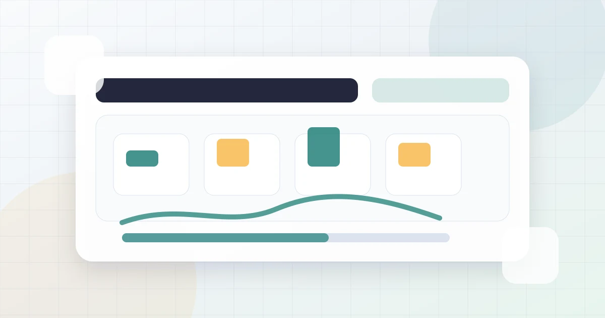 Timeline visual for custom web app development by project scope