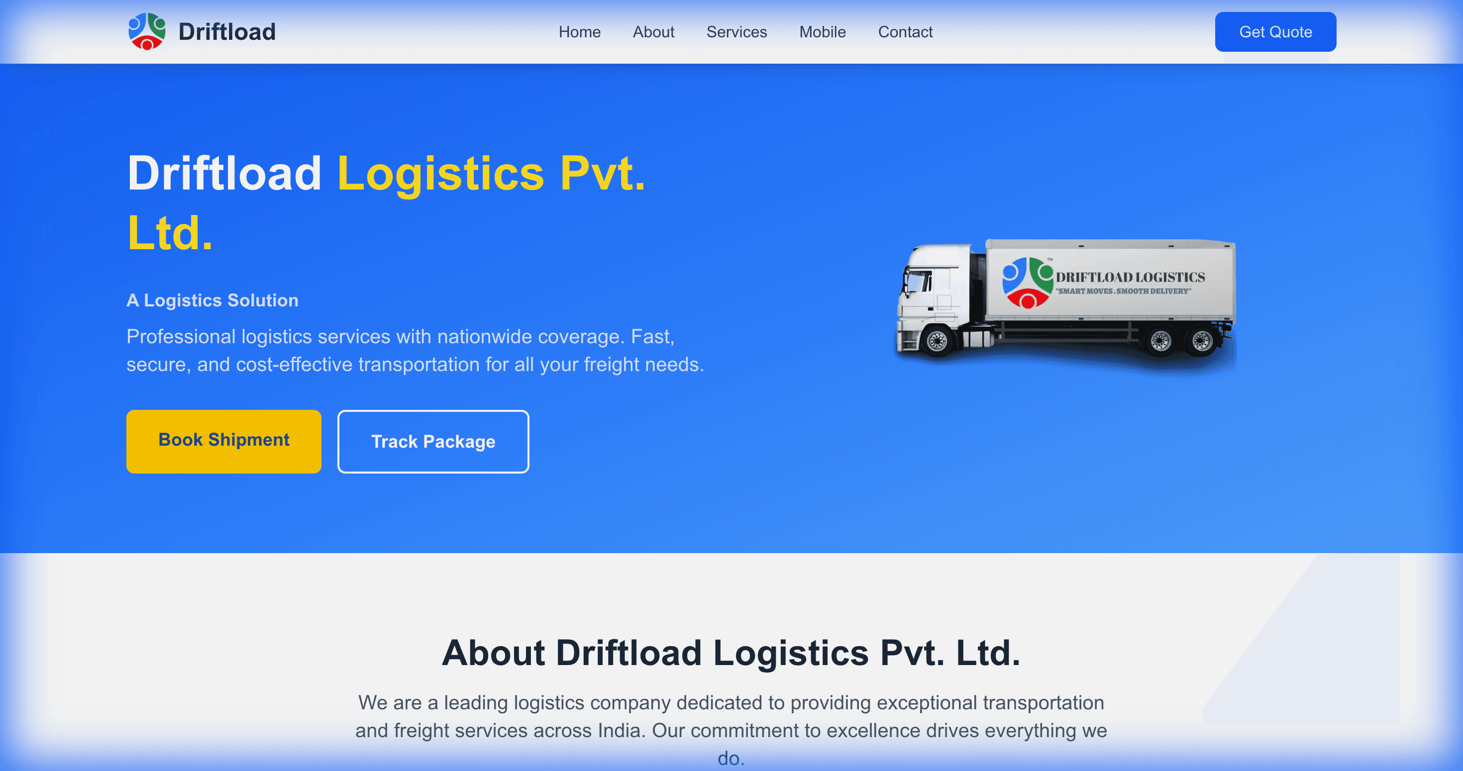 Driftload User Platform