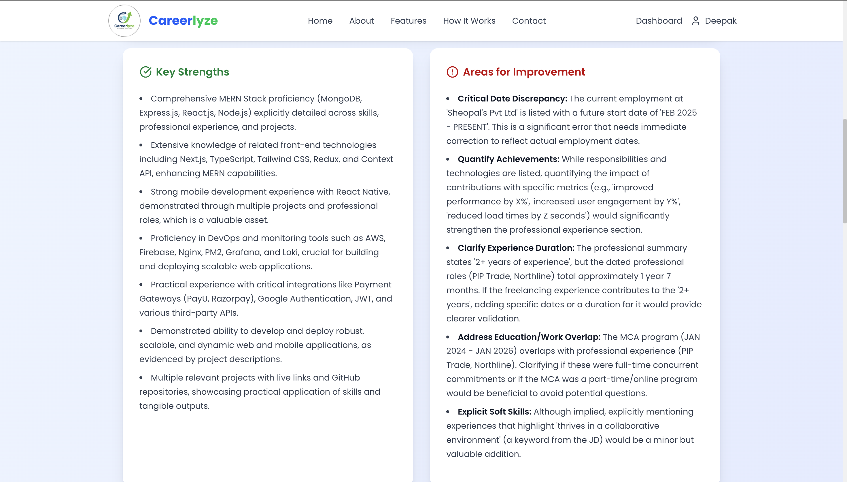 CareerLyze AI Resume Analysis Platform