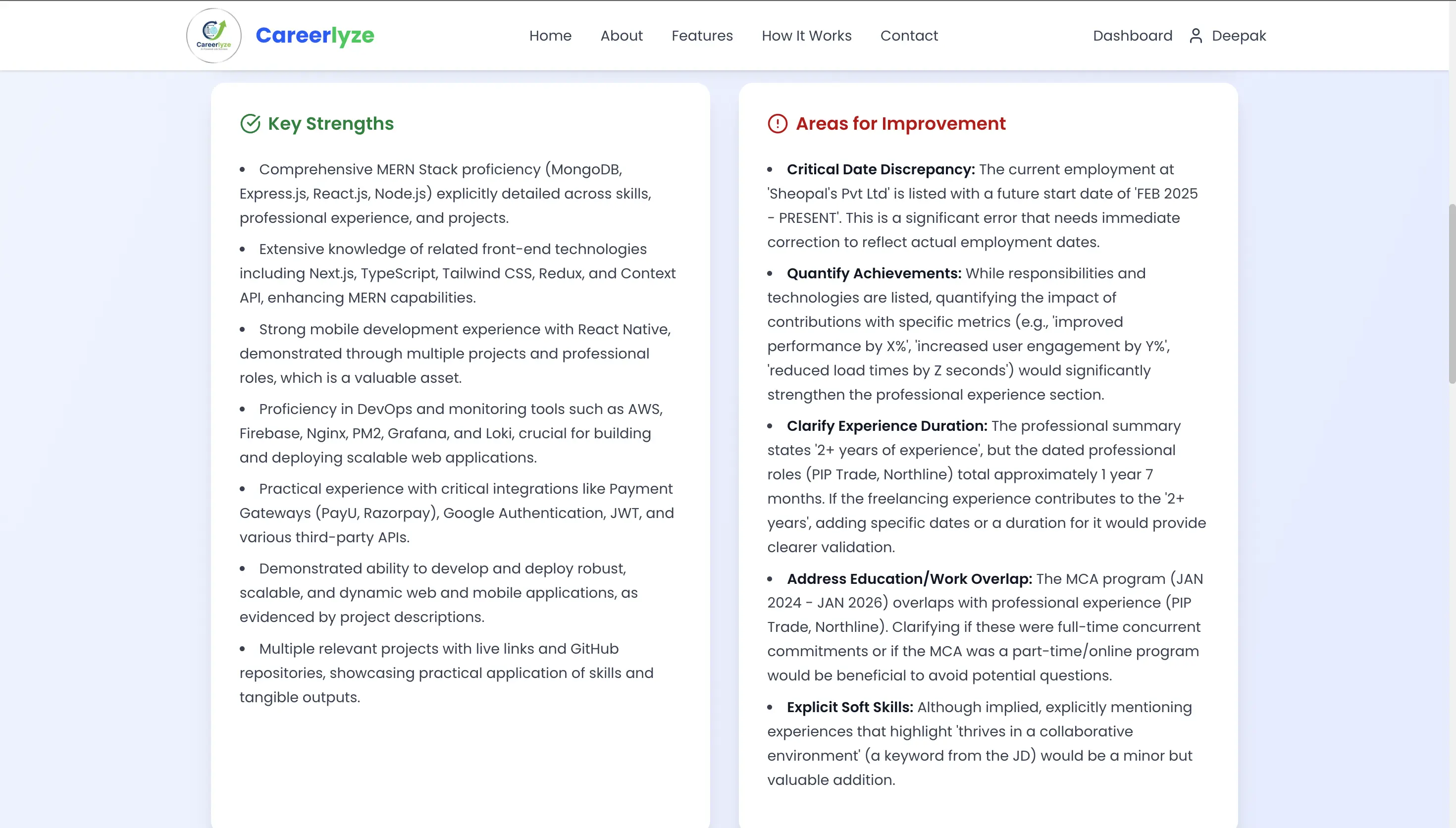 CareerLyze AI Resume Analysis Platform